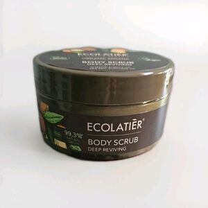ECOLATIER Body Scrub Argana Oil Deep Reviving Salt Exfoliating Gentle Hydrating